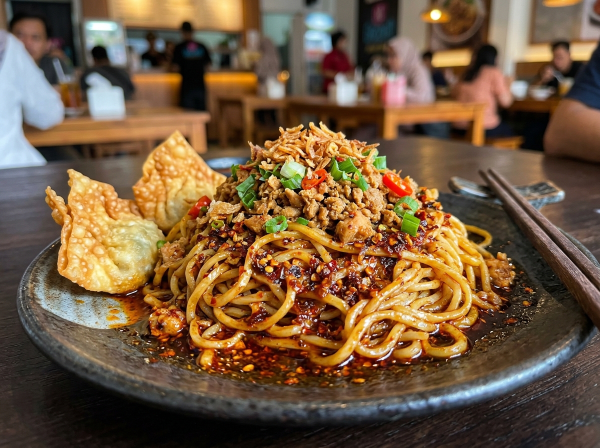 Mie Jebew + Pangsit